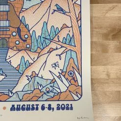 Gig Posters Widespread Panic - 2021 The Half And Half Poster Asheville, NC S/N