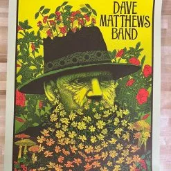 Methane Studios Dave Matthews Band - 2021 Methane Poster Noblesville, IN 8/13