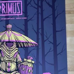 Primus - 2018 Mike Fudge Poster Red Rocks Morrison, CO Colorado