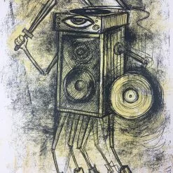 Vinyl Warrior - 2013 Dan Grzeca Poster Art Print