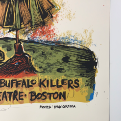 The Black Keys - 2008 Dan Grzeca Poster Boston, MA The Orpheum Gig Posters