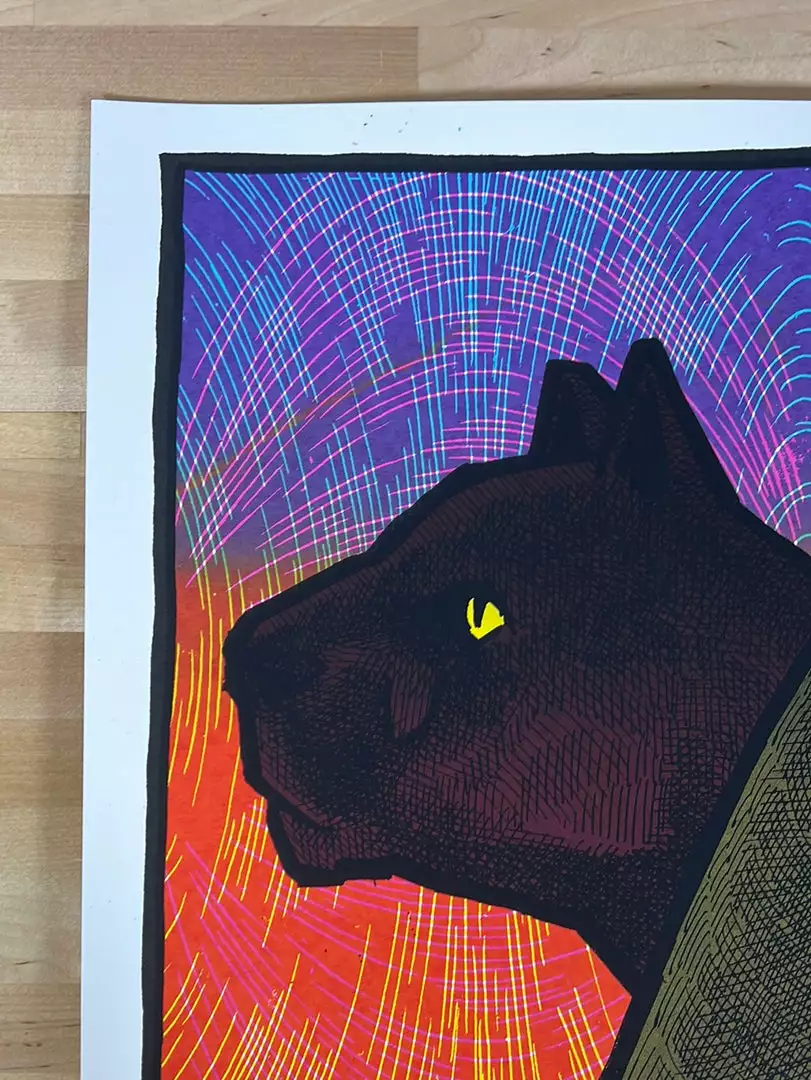 Black Pumas - 2020 Jay Ryan Poster The Wiltern Los Angeles, CA 5 Black Pumas - 2020 Jay Ryan Poster The Wiltern Los Angeles, CA