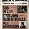 Gig Posters Bob Dylan - 1998 Geoff Gans Poster Vancouver, BC Van Morrison
