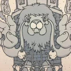 Gig Posters Tyvek - 2009 Mike Budai Poster Pittsburgh, PA Rickety House