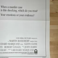 Sold Out Posters Jagged Edge - 1985 One Sheet Movie Poster Original Vintage 27x41