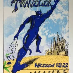 Blues Traveler - 1995 EMEK Poster Los Angeles, CA Wiltern Theatre Gig Posters