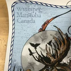 Gig Posters Pearl Jam - 2011 Greg Simkins Poster Craola Winnipeg Manitoba, CAN