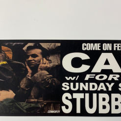 Gig Posters Cake - 2001 Jared Connor Poster Austin, TX Stub's BBQ