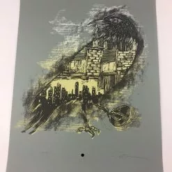 Urban Corvus - 2009 Dan Grzeca Poster Art Print Asphalt Grey Art Prints