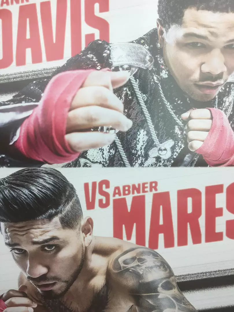 Sold Out Posters Boxing - 2019 Poster Davis Vs Mares 5 Sold Out Posters Boxing - 2019 Poster Davis Vs Mares