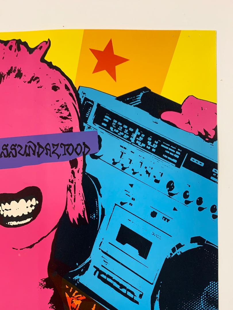 Pink - 2002 Poster James Rheem Davis Warfield Theatre San Fran 1st Gig Posters 6 Pink - 2002 Poster James Rheem Davis Warfield Theatre San Fran 1st Gig Posters