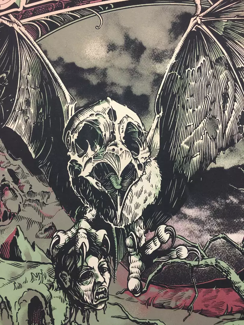 Pelican - 2006 Burlesque Of North America Poster Multiple Venues - Red Variant 4 Pelican - 2006 Burlesque Of North America Poster Multiple Venues - Red Variant