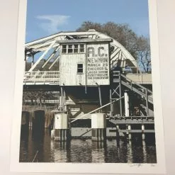 A.C. Newman - 2009 Dan MacAdam Crosshair Poster Chicago, IL Logan Square Auditor