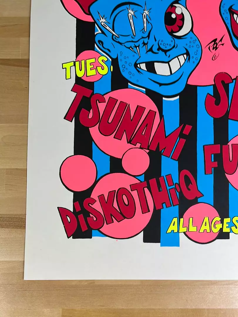 Gig Posters Tsunami Sebadoh - 1993 Pablo Poster Los Angeles, CA Whisky A Go-Go 8 Gig Posters Tsunami Sebadoh - 1993 Pablo Poster Los Angeles, CA Whisky A Go-Go