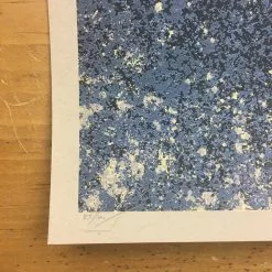 Winter Hearts - 2009 Jacob Bannon Art Print Gold Variant