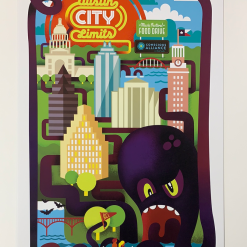 Austin City Limits Festival - 2012 Dan Stiles Poster Zilker Park