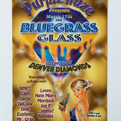 Sold Out Posters Bluegrass Glass - 2018 Poster Denver, CO Diamonds