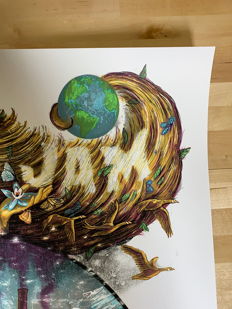 Colorado Pearl Jam - 2020 Zeb Love Poster Denver, CO Pepsi Center 6 Colorado Pearl Jam - 2020 Zeb Love Poster Denver, CO Pepsi Center