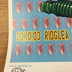 Queens Of The Stone Age - 2003 EMEK Poster Fort Worth, TX Ridglea Theatre