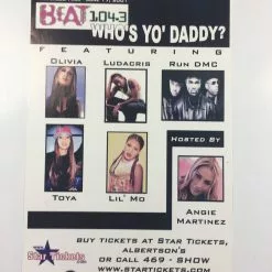 Sold Out Posters Beat 104.3 - 2001 Poster - Waterloo Park Gig Posters