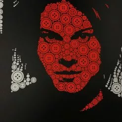 Jack White The White Stripes Jack & Meg Uncut - 2010 Todd Slater Poster Art Print Under Great White Northern Lights