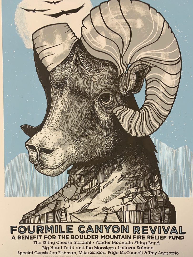 Fourmile Canyon Revival - 2010 John Vogl Poster Broomfield, CO 3 Fourmile Canyon Revival - 2010 John Vogl Poster Broomfield, CO