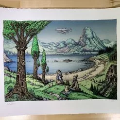 The Mountain Lake - 2021 David Welker Poster, Art Print 1st