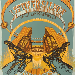 Sold Out Posters Colorado Yonder Mountain String Band - 2010 Poster Red Rocks Morrison, CO