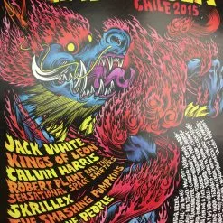 Sold Out Posters Lollapalooza - 2015 Artist Unknown Poster Santiago, CL O'Higgins Park Gig Posters