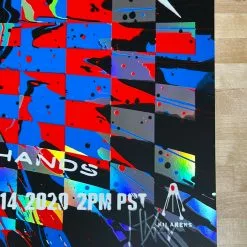 Metallica - 2020 Kii Arens Poster All Within My Hands Live FOIL Foil Posters