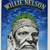Willie Nelson - 2006 Emek Gan Poster Santa Cruz, CA Catalyst