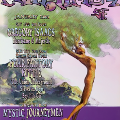 Greg Coiner MHP 108 Gregory Isaacs - 2001 Poster Maritime Hall San Fran 1st