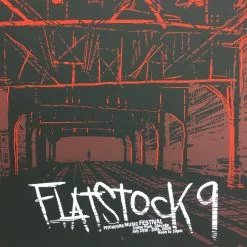 Flatstock 9 - 2006 Daniel Danger Poster Chicago, IL Union Park