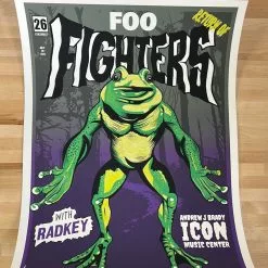 Foo Fighters - 2021 Brian Methe Poster Cincinnati, OH Gig Posters