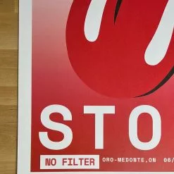 Sold Out Posters Rolling Stones - 2019 Poster No Filter Tour Oro-Medonte, ON 13 Sold Out Posters Rolling Stones - 2019 Poster No Filter Tour Oro-Medonte, ON
