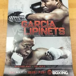 Sold Out Posters Boxing - 2018 Garcia Vs Lipinets Barthelemy Vs Relikh II