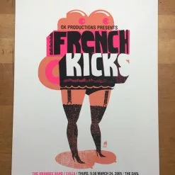 Gig Posters French Kicks - 2005 Methane Studios Poster Atlanta, GA The Earl