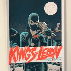 Gig Posters Kings Of Leon - 2017 Robert Wilson Poster Noblesville, IN Klipsch Music