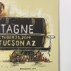 Gig Posters Ray Lamontagne - 2014 Dan Grzeca Poster Tucson, AZ Fox Theatre