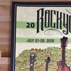 Colorado Rockygrass - 2018 Status Serigraph Poster Lyons, CO
