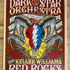 Sold Out Posters Colorado Dark Star Orchestra - 2018 Poster Autographed Red Rocks Morrison, CO 9 Sold Out Posters Colorado Dark Star Orchestra - 2018 Poster Autographed Red Rocks Morrison, CO