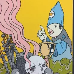 Gig Posters The Party Of Helicopters - Mike Budai Poster Cleveland, OH Happy Dog