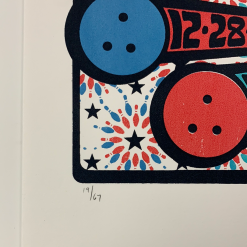 Colorado Cosmic Bowling League Yonder Mountain String Band - 2008 Tripp Poster Denver, CO