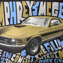 Umphrey's McGee - 2013 Nate Duval Poster Detroit, MI The Fillmore Gig Posters