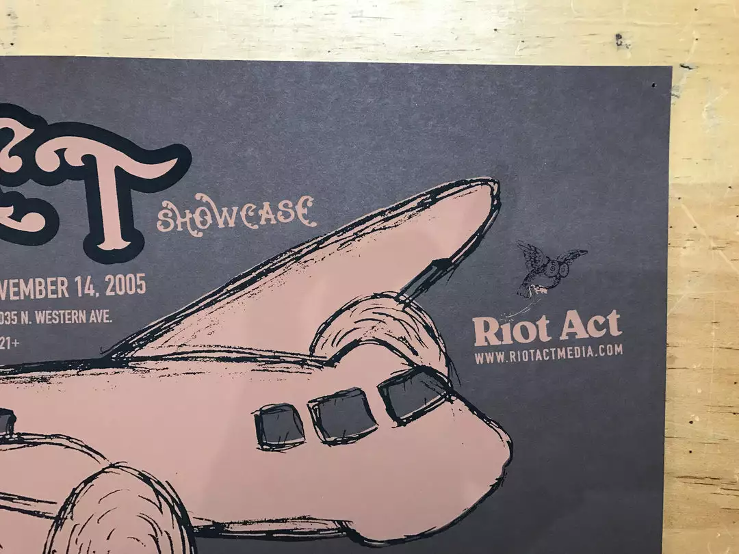 Sold Out Posters Riot Act - 2005 Poster Empty Bottle Chicago, IL 6 Sold Out Posters Riot Act - 2005 Poster Empty Bottle Chicago, IL