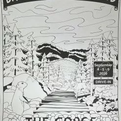 Dave Matthews Band - 2020 Jamison Grace Coloring Poster Quincy, WA Gig Posters