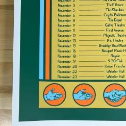 Gig Posters Deer Tick & Delta Spirit - 2021 Matt Cliff Poster Friend Ship Tour Print 13 Gig Posters Deer Tick & Delta Spirit - 2021 Matt Cliff Poster Friend Ship Tour Print