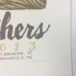 Gig Posters The Wood Brothers - 2013 Justin Santora Poster The Wood Brothers Summer Tour