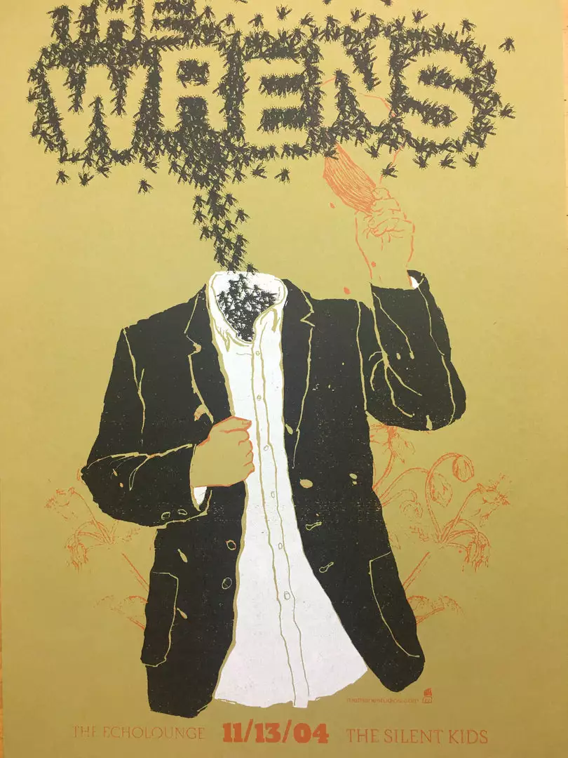 The Wrens - 2004 Methane Studios Poster Atlanta, GA Echo Lounge Gig Posters 3 The Wrens - 2004 Methane Studios Poster Atlanta, GA Echo Lounge Gig Posters