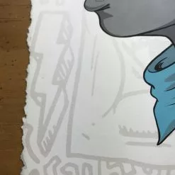 Fly Boy - 2016 Hebru Brantley ORIGINAL Painting Beyond Kirby Flyboy Original Artwork